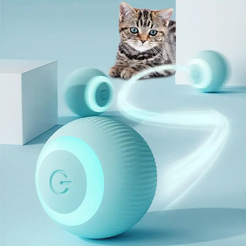 اسباب بازی حیوانات توپ هوشمند pet gravity smart rotating ball